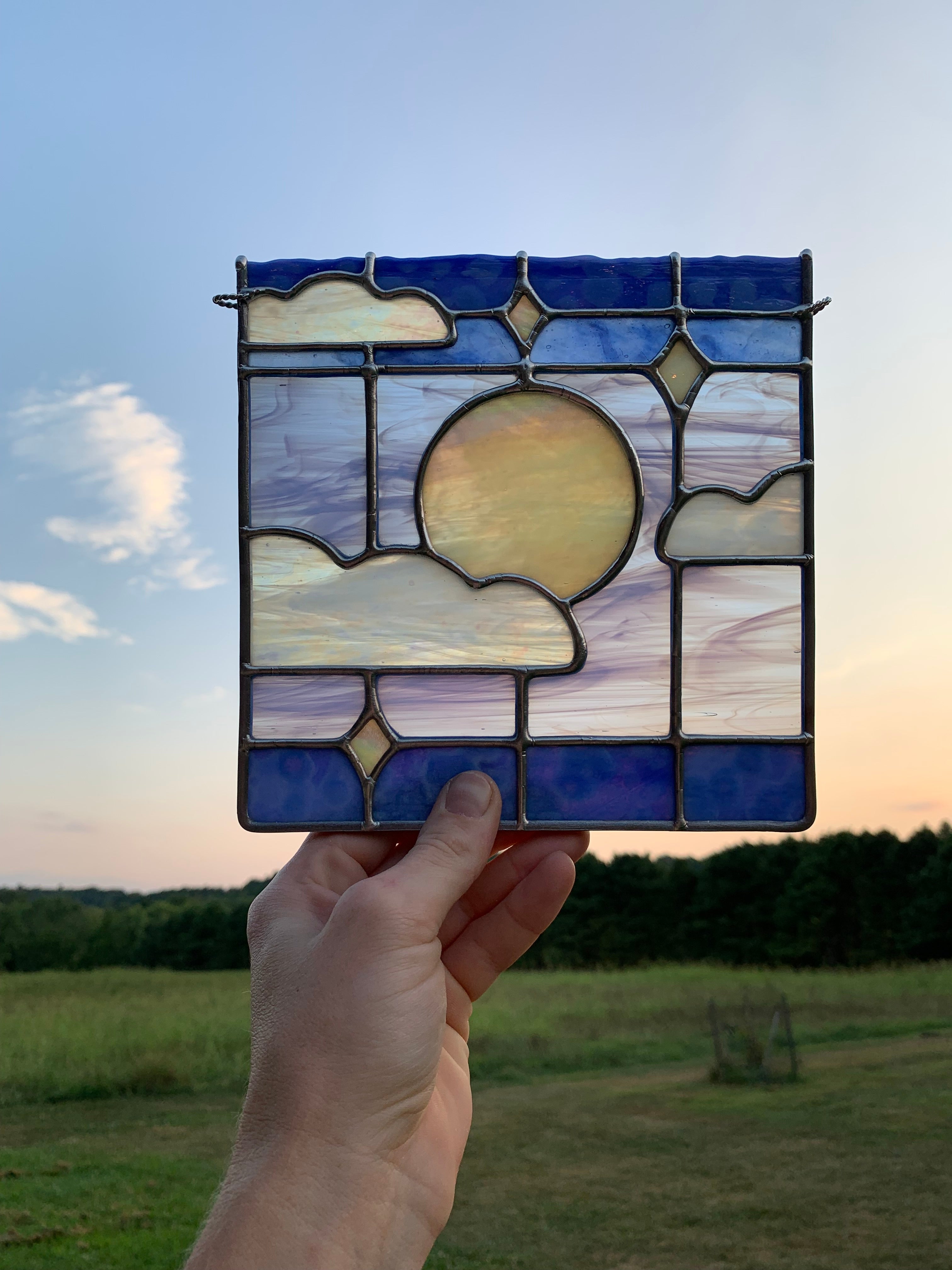 Stained Glass Art Divine Light カメルーン銀貨 Divine Light - the